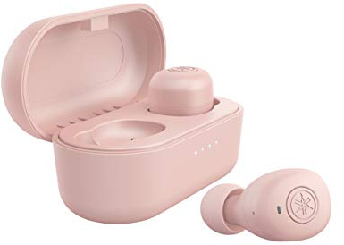 Yamaha TW-E3B Bluetooth-Kopfhörer – Kabellose In-Ear-Kopfhörer in Pink – 6 Stunden Wiedergabezeit mit einer Ladung – Wasserdicht (IPX5 Zertifizierung) – Inkl. Ladecase