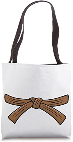 Judo belt brown belt Judo, 1th Kyu Obi, Jiu-Jitsu, Aikido Tote Bag