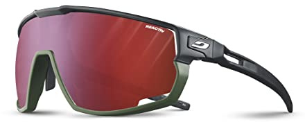 Julbo Lunettes de soleil - RUSH - Hommes - Noir/Kaki - Photochromique 0 <> 3