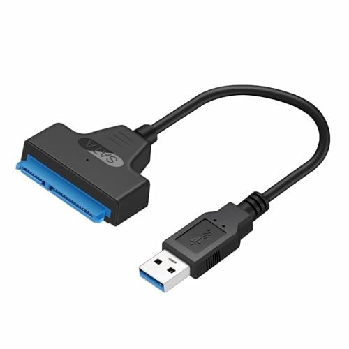 Eidyer USB 3.0 to SATA Adapter Cable for 2.5 SSD HDD Drives - External Converter and Cable