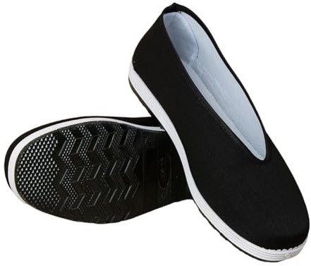 Xalteafe Chaussures Kung Fu Chinois,Chaussons Martiaux Traditionnels Chinois,Traditionnelles Chinoises Chaussures en Tissu Vieux PéKin,Chine Vieux PéKin Kung Fu Chaussures,RéSistantes à l'usure
