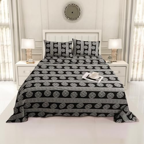 Juego de Sábanas Pirineo Termica 4 Piezas para Cama de 150 - Sábanas Polar para Invierno Cama Matrimonio | Bajera Ajustable 150x190/200+30cm, Encimera de 230x270cm y 2 Fundas Almohada 45x70cm