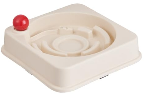 Xijobido Cat Food Slow Feeder Bowl - Anti Choking Anti-Slip Interactive Feeding Dish,Pet Food Bowls Puzzle Feeder - for Pet Supplies Home Dorm Apartment Living Room Balcony