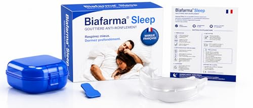 Orthèse Anti Ronflement Haut De Gamme Innovant 2026 – Validée Cliniquement pour l'Apnée du Sommeil – Technologie FlexFit™ – Matériau Médical Sans BPA – Marque Française BIAFARMA