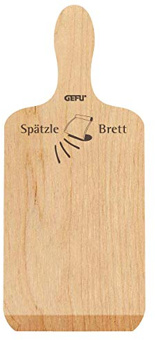 GEFU Spätzlebrett PANELO, Buche – Spätzle-Holzbrett für die traditionelle Zubereitung von Spätzle, aus Buchenholz, ohne Schaber