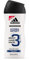 adidas Hydra Sport Shower Gel for Men 3-in-1 - Gentle Cleansing of Body, Hair & Face - Specially for Dry Skin - 1 x 250 ml