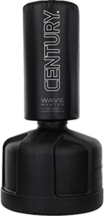 Century The Original Wavemaster Training Bag, Punching Bag with Stand, Freestanding Floor Boxing Bag, Training for Kickboxing, Karate and MMA (Black)