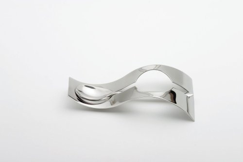 Weis - Juego de cucharas para Huevos (Acero Inoxidable, 13,5 x 3 x 3 cm), Color Plateado