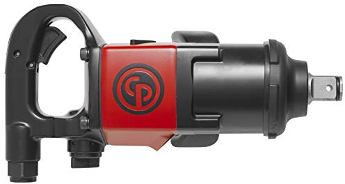 Chicago Pneumatic CP7783 - Llave de impacto neumática (1 pulgada), pistola de impacto neumático, herramienta de reparación y montaje industrial, mango en D con mango lateral, perro balancín sin pines,