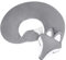 Nackenkissen Fuchs Form Nackenstützkissen Memoryfoam Nackenhörnchen Hochwertig Softplüsch Nackenpolster Waschbar Travel Neck Pillow Weich Nackenstütze Ergonomisch Reisekissen Reise Flugzeug Haus Büro