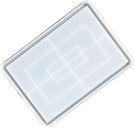 COHEALI Gussformen Aus Silikon Zum Gießen Von Epoxid Diy Kreative Tablettform Rechteckige Design Tablettform Diy Form Epoxy