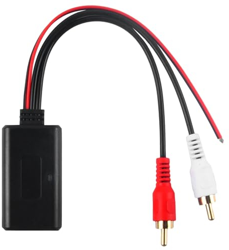 2 RCA Bluetooth 5.0 Trasmettitore Ricevitore, Ricevitore Audio Plug and Play, Cavo Audio Bluetooth per Auto, Adattatore Wireless Portatile Audio Stereo per TV PC Cuffie Stereo Altoparlanti Auto