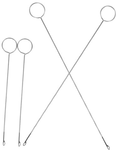 BESPORTBLE 4 Pz Guidafilo unità Infilatrici per Cucire Aghi per Cucire Cucito Kit Infila Perline Coulisse Tessuto Infila Ago per Cucire a Mano Telaio Rapido per l'Abbigliamento Silver