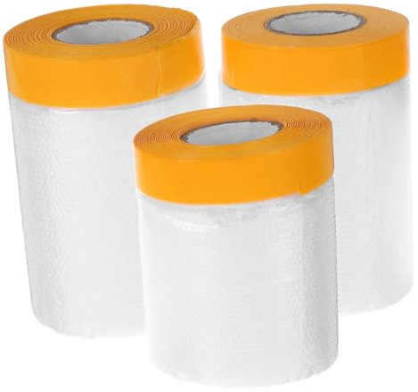 ARTIBETTER Papel De Enmascarar 3 Rollos Cubierta Protectora Para Pisos Decorativos Fácil De Instalar