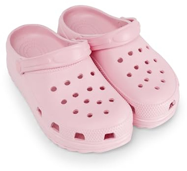 BESCH Zuecos Clasico de EVA para Mujer, Adulto Unisexo - Zapatillas de Verano Impermeable Ligero (Rosa, 36)