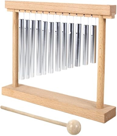 Strumenti musicali, campane a vento da tavolo, strumento di intrattenimento collaborativo, leggero, per tempio, classe, scuola, uomini, yoga, interni e principianti