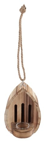 Durlo Maison et mangeoire à papillons, décoration de jardin suspendue, nichoir naturel pour papillons, insectes, mites et chrysopes