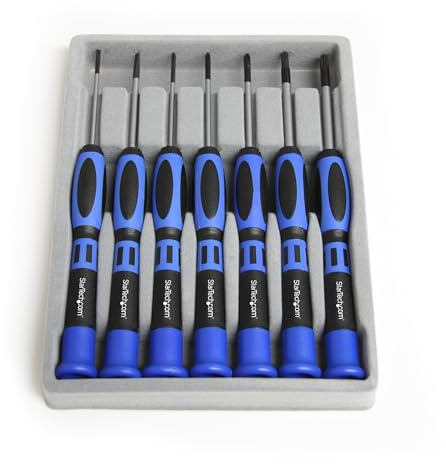 StarTech.com Kit de 7 Tournevis de Précision pour Ordinateurs - Trousse à Outils PC (CTK100P)