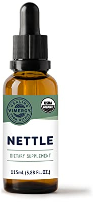 Vimergy Brennnessel, für 57 Einnahmen – Bio Brennnessel Nahrungsergänzung – Flüssige Brennnesseltinktur auf Glycerinbasis – Ohne Zucker oder Bindemittel – Gentechnik- und Glutenfrei (115 ml)