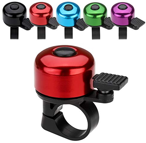 Paliston Campanello per Bicicletta Alluminio Campanello per Bici Rosso