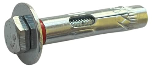 PlasmaGal - Pernos de Anclaje para Hormigón - PACK de 10 Tacos Metálicos - Broca de 10 mm x 80 - Espiches para colocar en hormigón (100, Ø10x80)