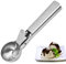 Cuchara de Helado,Sacabolas Helado,Cuchara Bolas Helados,Cucharón de Helado con Gatillo,Cuchara de Acero Inoxidable,para Bola de Helado,Hornear,Bola de Melón