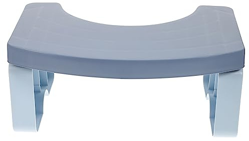 RORPOIR Sgabello Per Wc Stabile e Antiscivolo, Supporto Piedi Per Bagno, Sgabello Per Sedile Toilette Struttura Resistente, Ausilio Per Ragazzo Ragazza e Anziani in Bagno
