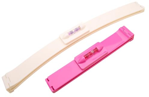 OUDQFCJ 2 Pcs Kit de Coupe de Cheveux Guide de Coupe Clips Cheveux Aide à la Coupe de Frange Assistant Coiffure Professionnel