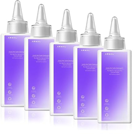 FMGDJJK Floor Cleaning Solution Liquid (Compatible with Narwal S2 Island/F1/S1Max Ultra/ S10/S20 Pro) Vacuum Cleaner Special Fluid 200ml(5 pcs)