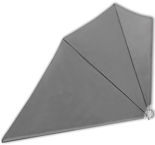 Ventaglio pieghevole per balcone 160 × 240 cm in 100% poliestere – Dispenser ombra per balcone, terrazza e giardino, leggero e durevole
