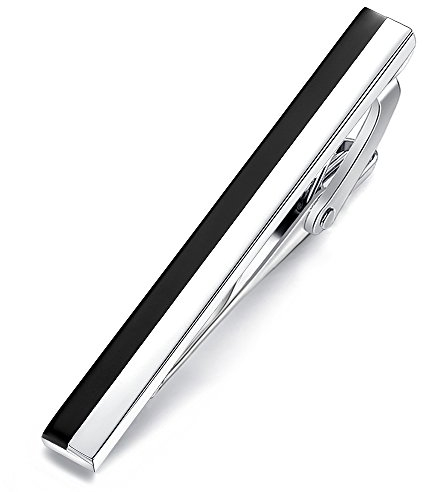 HONEY BEAR Hochwertig Herren Krawattennadel Krawattenklammer 5.4cm Tie Clip aus Edelstahl,MEHRWEG