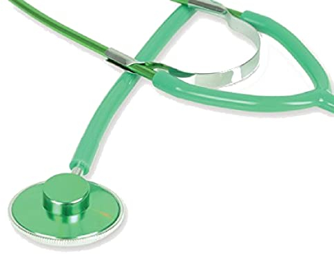 Gima - Stéthoscope Tête Simple TRAD COLOR, Adultes, Couleur Y Vert, Pavillon Ø 43,5 mm, Sans Latex, Dispositif Médical CE