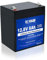 DC HOUSE 12V 6Ah Mini Lithium LiFePO4 Deep Cycle Battery, 3000+ Cycles Lithium Iron Phosphate Rechargeable Battery for UPS, Lighting, Power Wheels, Fish Finder and RV, Built-in BMS
