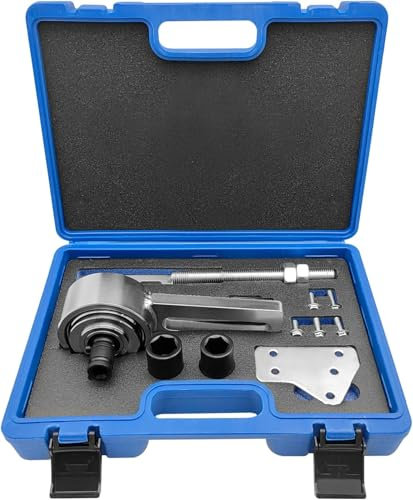 ZKTOOL Herramienta de extracción de polea de correa del cigüeñal del motor, compatible con Ford 1.0T ECOBOOST, herramienta de ajuste de polea, 303-1611 303-1611-01 303-1611-02