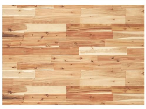 vidaXL Piano Scrivania a Olio 80x70x4 cm Legno Massello di Acacia, Piano di Lavoro, Piano di Lavoro Bagno, Piano di Lavoro Garage