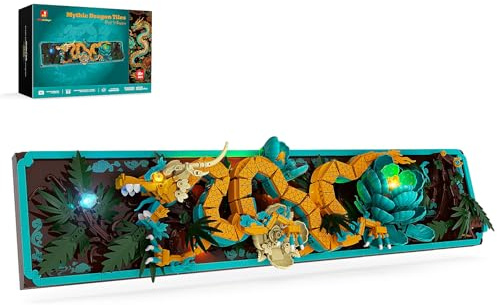 JMBricklayer Mythic Dragon Tiles 70020 - Set di mattoncini