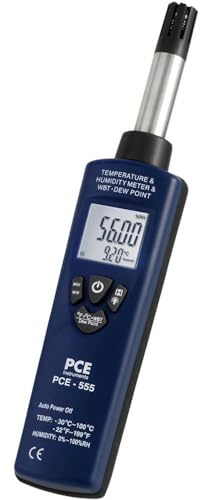 PCE Instruments PCE-555 Medidor de Humedad (Higrómetro) 0% RH 100% RH
