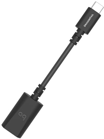 AudioQuest DragonTail Carbon USB A to C Adapter