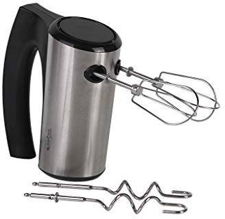 Cofan Batidora de Varillas | Potencia 350W | Modelo Maneli | Medida 16 x 18 x 8 cm | Fabricada en ABS y Acero Inox Cepillado | Con 2 Varillas y 2 Garfios