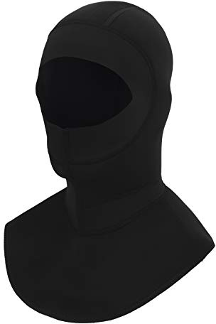 RUIXIA Cagoule de Plongée en Néoprène 3mm Cagoule de Plongée Thermique Unisexe Bonnet pour Plongée Natation Surf Protection Tête et Cou Chapeau de Plongée UPF50 + Protection Solaire