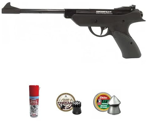 Pistola de Muelle SP500 | Arma de Aire comprimido y balines Calibre 4,5mm + Aceite y munición