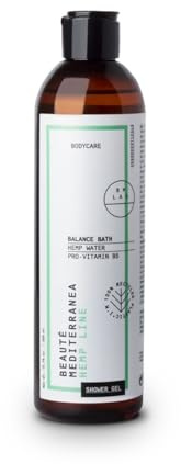 Beauté Mediterranea - Balance Bath - Gel Douche Hydratant Corps - Pour usage quotidien - Idéal pour les peaux sensibles - 100% Vegan - 30 cl