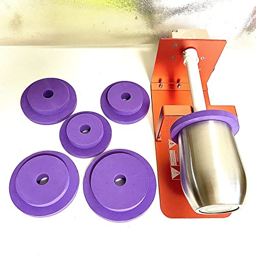 5PCS Tumbler Shields for Epoxy Tumbler,Flexible Foam Tumbler Protector for Resin Paint, Tumbler Inserts Paint Spray Shield Cup Protector Clean Rims DIY Glitter Epoxy Tumblers Work with 3/4 PVC Pipe
