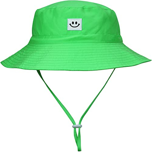 MaxNova Kids Bucket Hats 2-7 Years Green