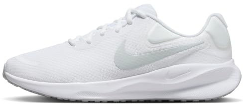 Nike Revolution 7 Straßenlaufschuh für Herren, White/Pure Platinum-White, FB2207-100, 39 EU (6.5 US)