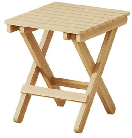 Osmond Piccolo sgabello pieghevole portatile in legno sedia leggera pieghevole sgabello poggiapiedi pieghevole per esterni 28 x 36 x 29 cm
