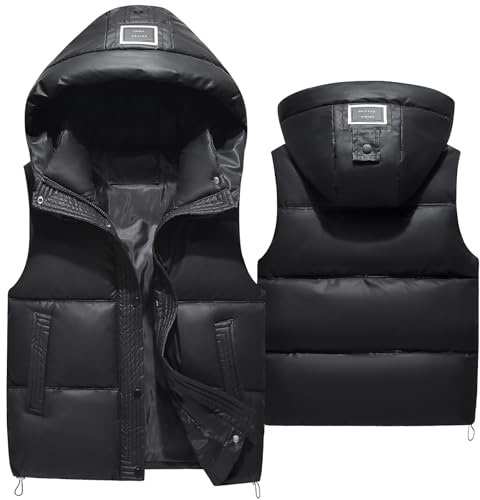 Happy Cherry Gilet en Duvet Léger Enfant Garçon Fille Doudoune sans Manche Chaude Gilet Matelassé pour Enfant 120