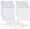 24-Pairs(48 Strips) Adhesive Picture Hanging Strips, Large 92x19mm Picture Canvas Hanger No Nails, Damage Free Double Side Hook Loop Mounting Tapes for Photo Frame Hanging, Mirrors and Decorations