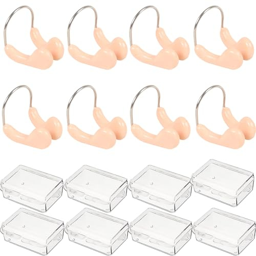 YouXiaor Tappi per Naso, 10PCS Tappanaso Unisex Adulto,Nuoto Naso Clip Impermeabile Comodo Tappanaso per Piscina in Silicone con Morbida Imbottitura per Protezione Allenamento da Nuoto