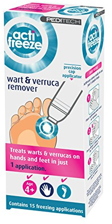 Peditech Actifreeze Verruca and Wart Remover 15 applications.